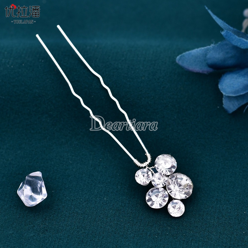 Trâm Cài Tóc Đính Đá Thời Trang Cho Cô Dâu