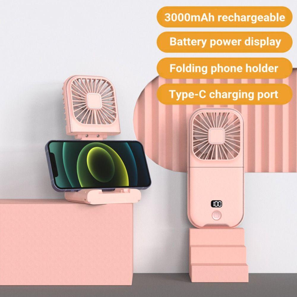 SUYO Quạt mini sạc usb Đa Năng Có Thể Gấp Lại Để Bàn Mới