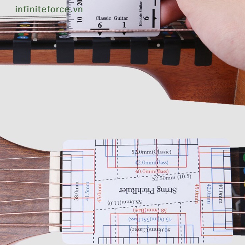 Thước Đo Dây Đàn Guitar Bằng PVC Nhỏ Gọn Tiện Dụng