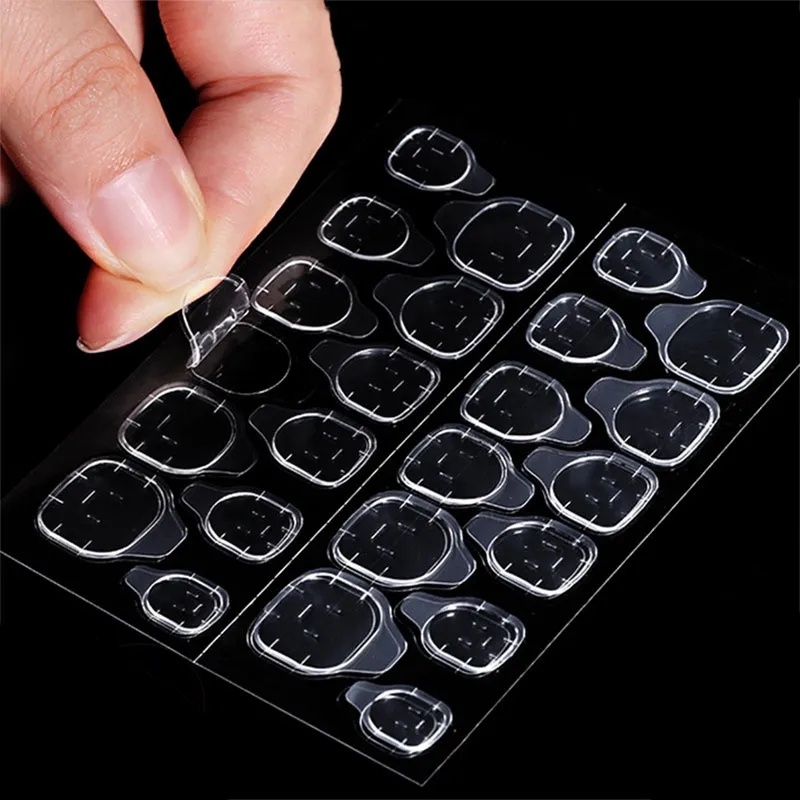 Băng Keo Hai Mặt Trong Suốt Siêu Mỏng 0.35mm Dán Móng Tay Giả / Miếng Dán Móng Gel DIY