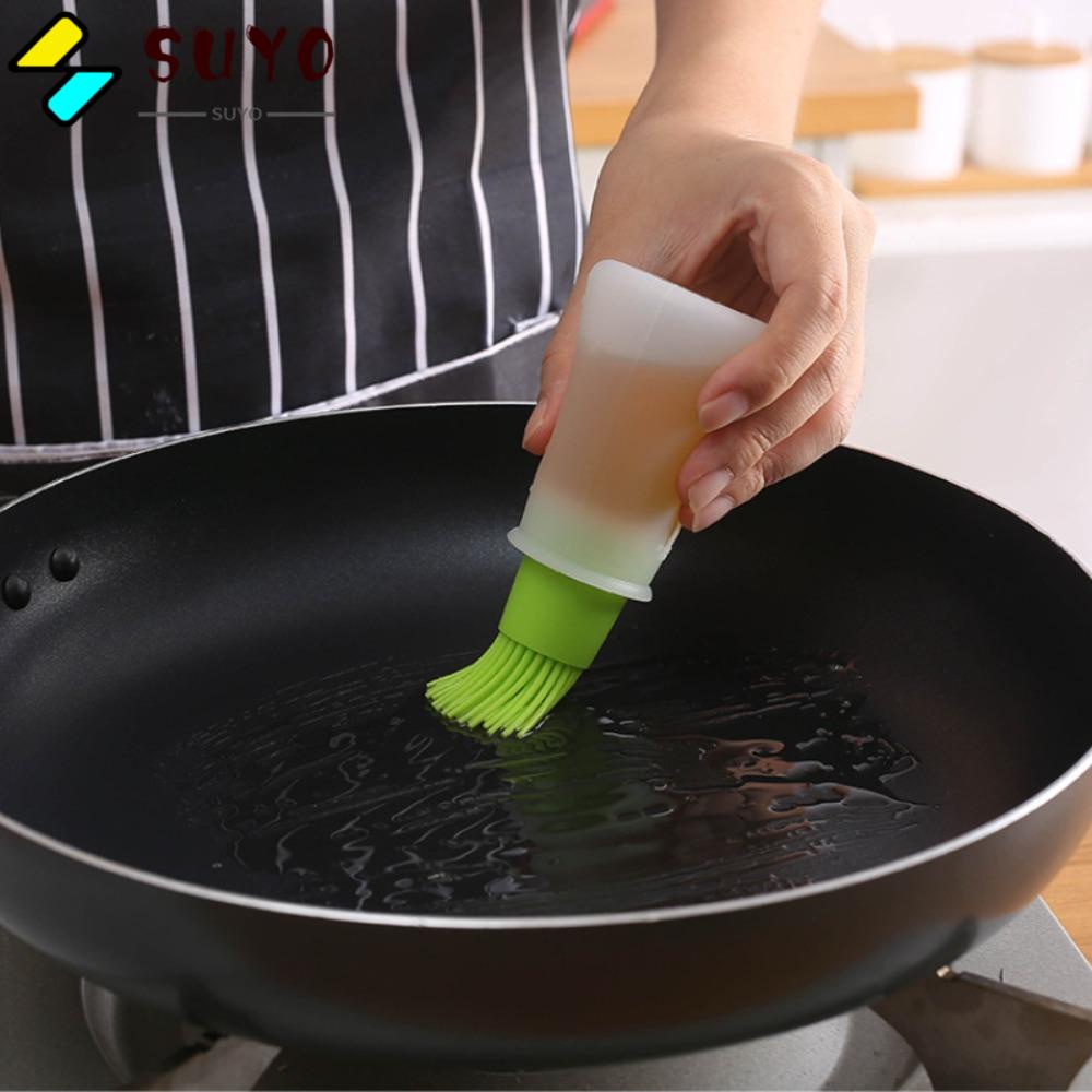 SUYO Bình Xịt Dầu Ăn An Toàn Không Độc Hại Kèm Cọ Phết Tiện Dụng Mang Theo Du Lịch / Cắm Trại