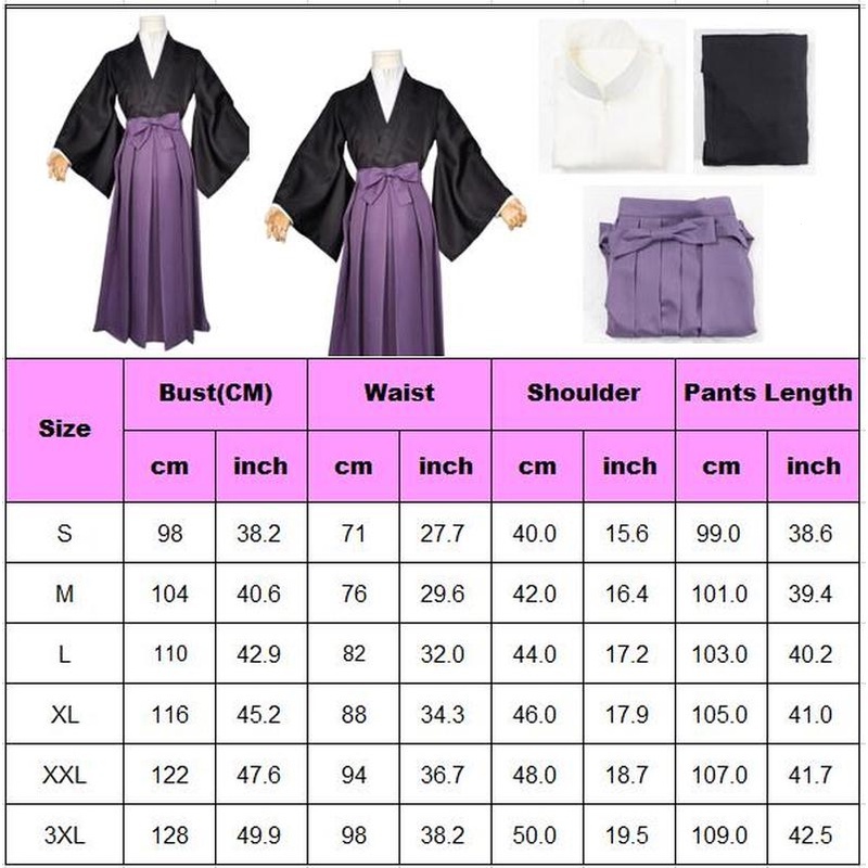 Bộ Đồ Kimono Hóa Trang Nhân Vật Anime Toilet-Bound Hanako-kun Hakama Pant Kendo Tsukasa Yugi Samurai Cho Nam Và Nữ