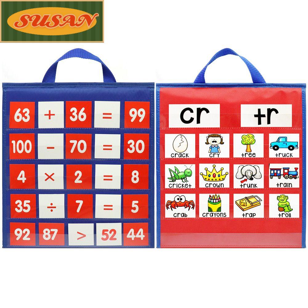 SUSANS Bảng Đèn Flash Hai Mặt Bỏ Túi Tiện Dụng Cho Lớp Học