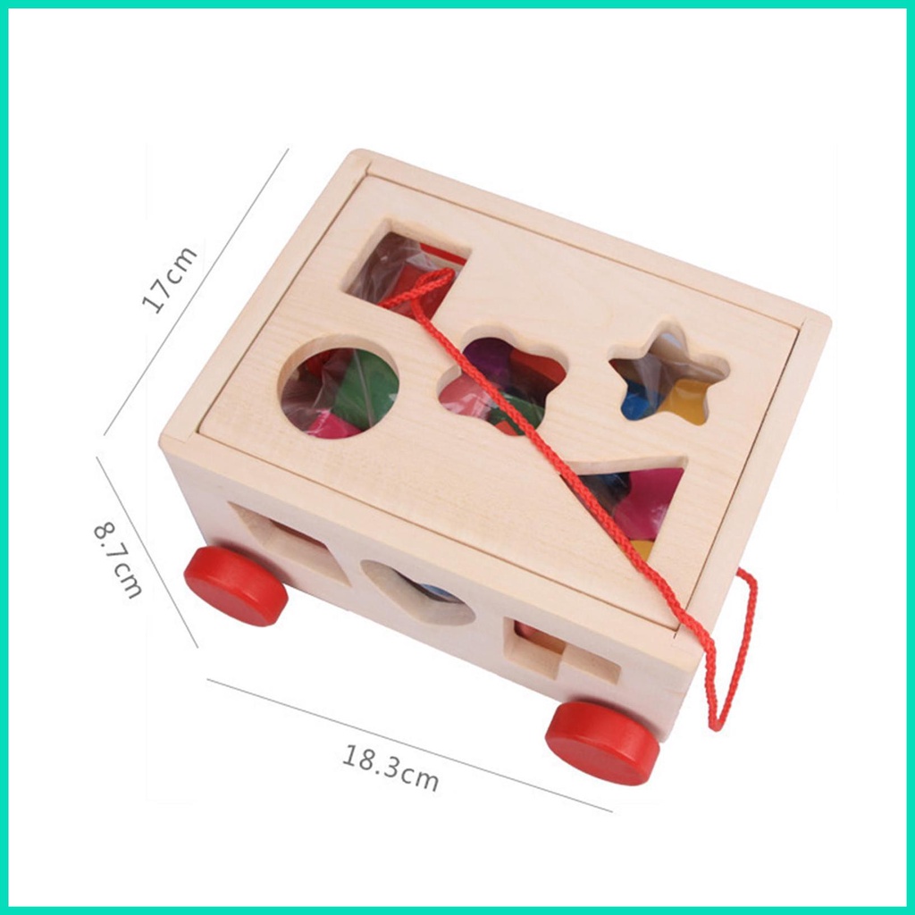 Đồ Chơi Phân Loại Hình Dạng 15 Khối Cho Trẻ Em