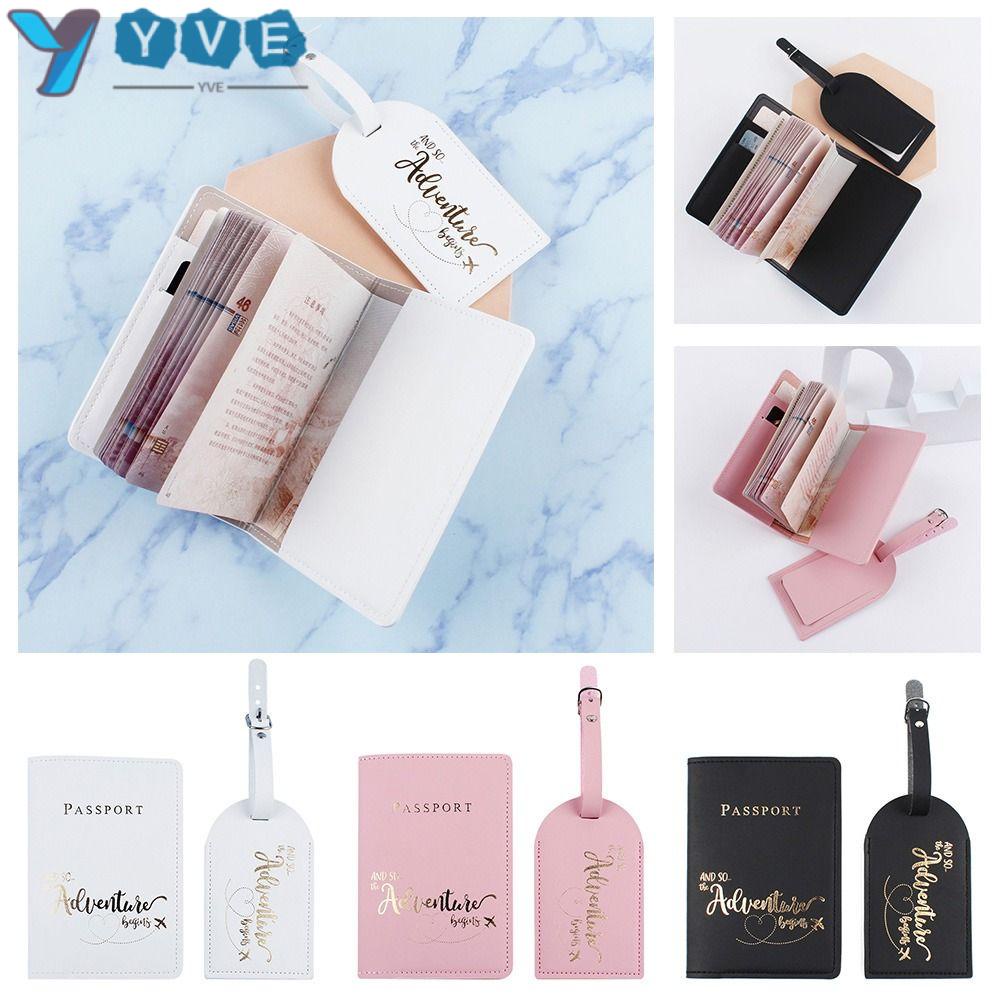 YVE Bao Da PU Đựng Hộ Chiếu / Thẻ Đi Du Lịch Tiện Lợi