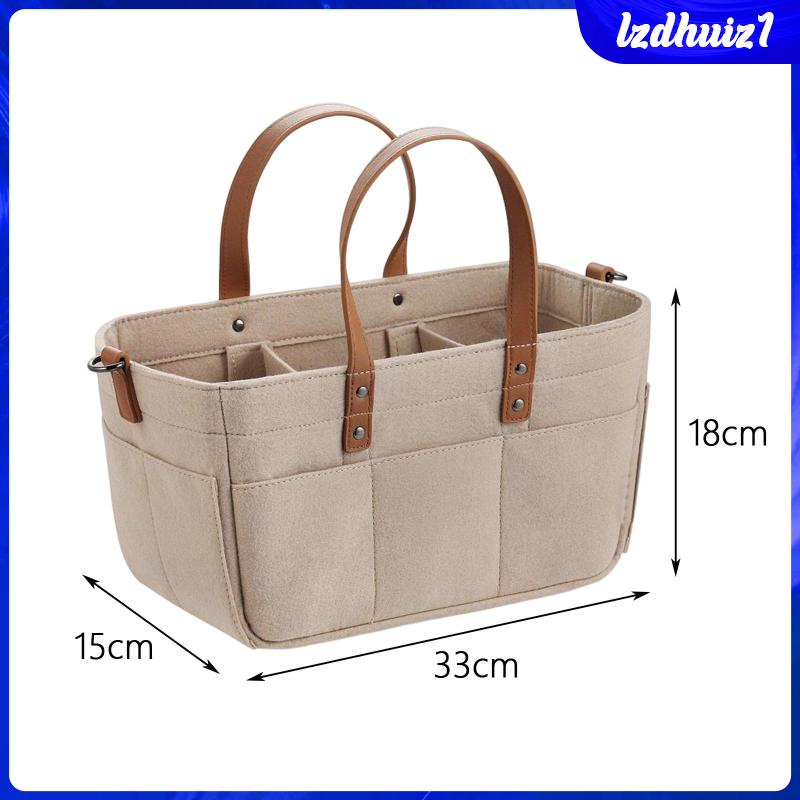 Túi Đựng Tã Em Bé Bằng Vải Nỉ Gọn Nhẹ Sắp Xếp Gọn Gàng