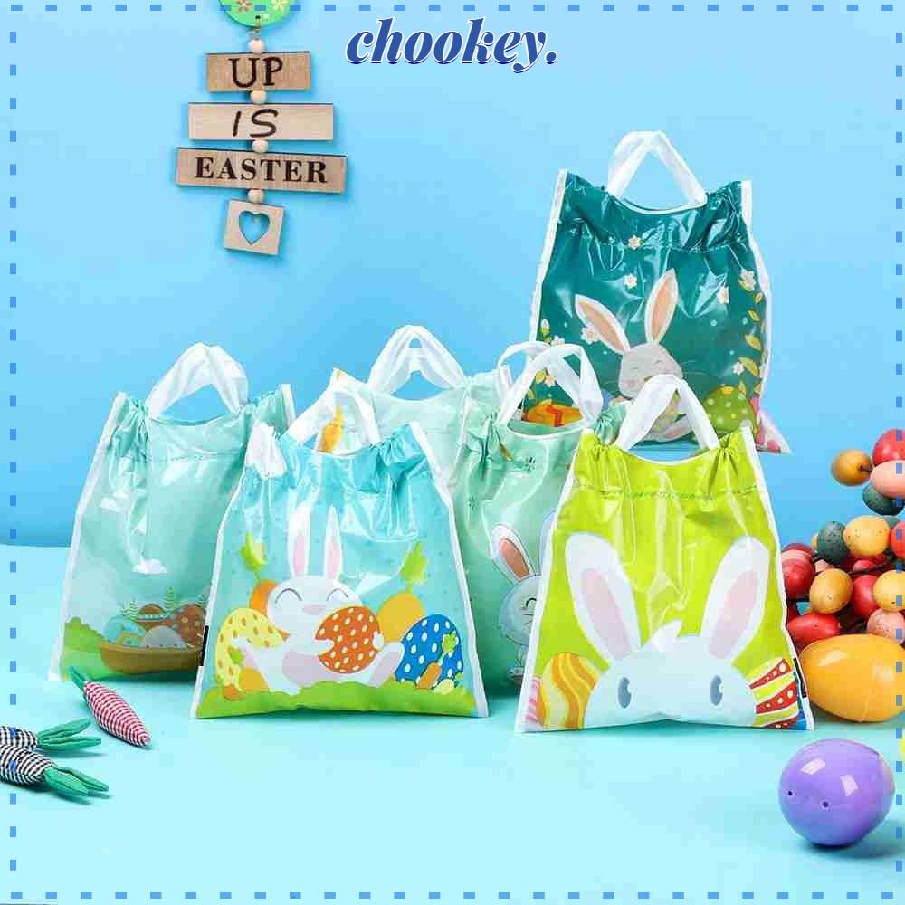 CHOOKEY Bộ 50 Túi Đựng Bánh Quy Trang Trí Lễ Phục Sinh
