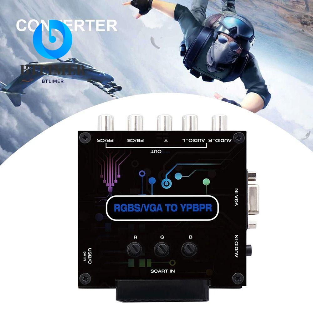 BTLIMER Đầu Chuyển Đổi YPBPR Sang RGBS DVD Set-top Box