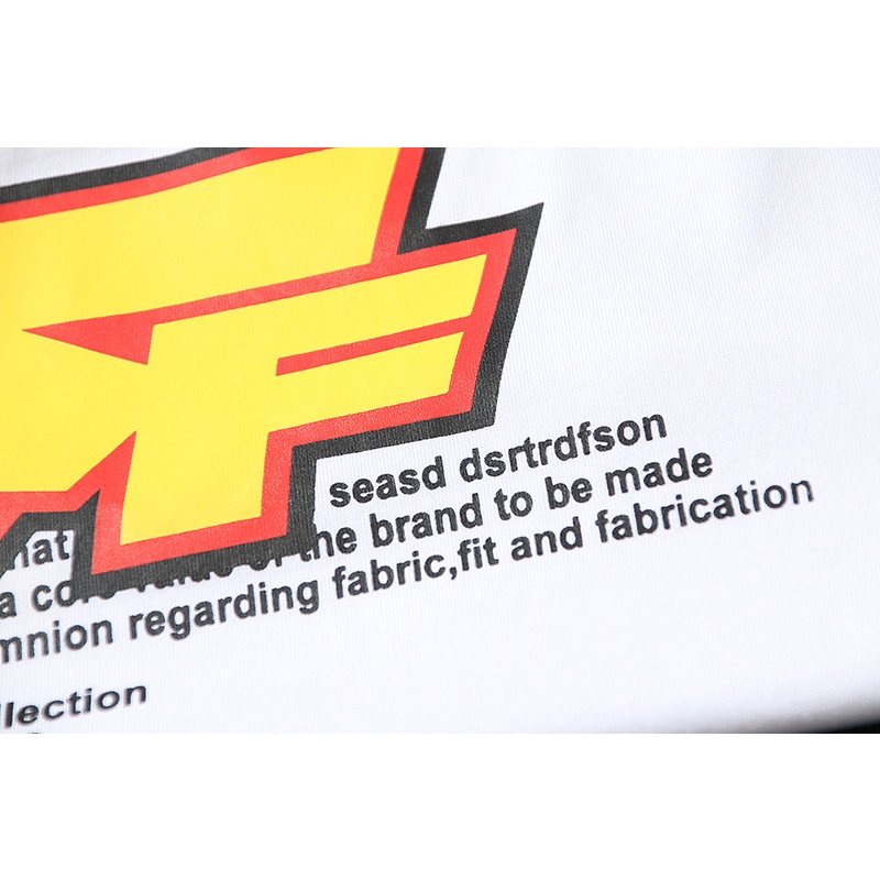 Áo Thun Tay Ngắn Thời Trang Xu Hướng Đường Phố Chất Lượng Cao O8F8F-WHI8TE8