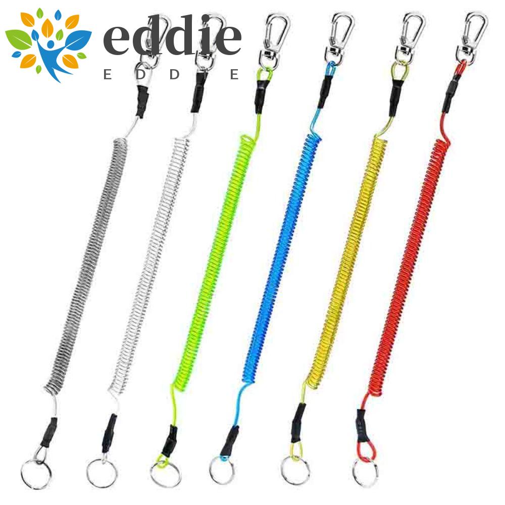 26EDIE Dây Lò Xo Móc Chìa Khóa Bằng Thép Co Giãn Tiện Dụng