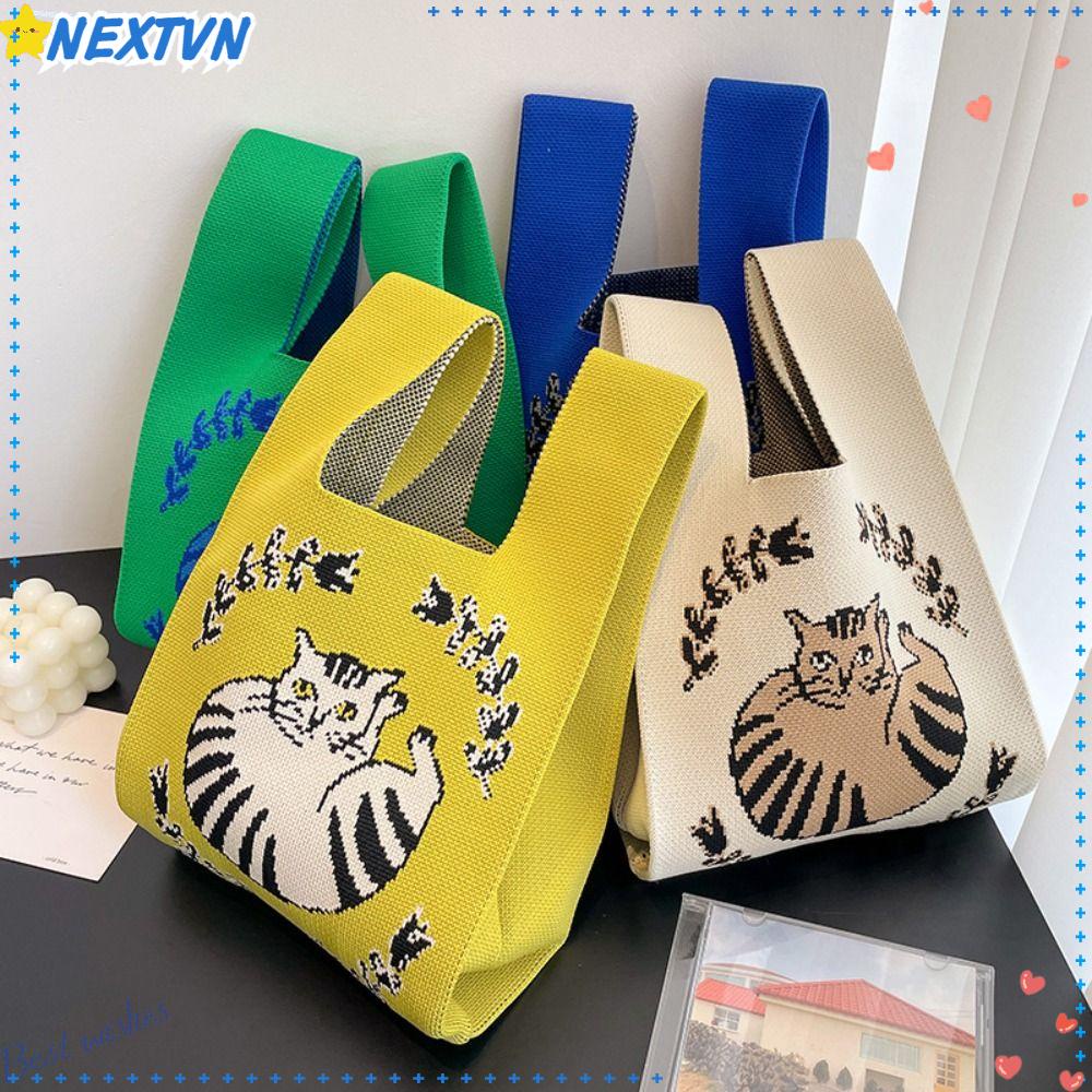 NEXTVN Túi Xách Đan Len Thiết Kế Mới Thời Trang Dành Cho Nữ