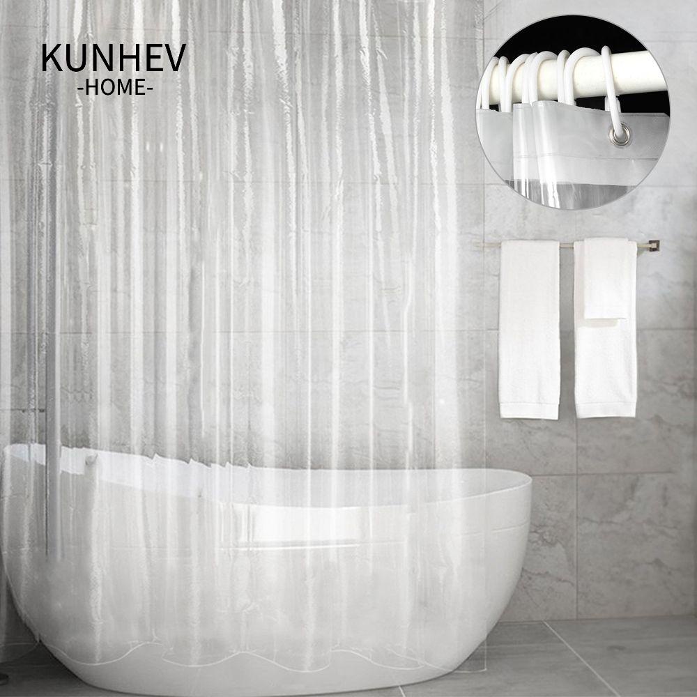 KUNHEV Rèm Che Bồn Tắm Chống Thấm Nước Chống Nấm Mốc Tiện Dụng