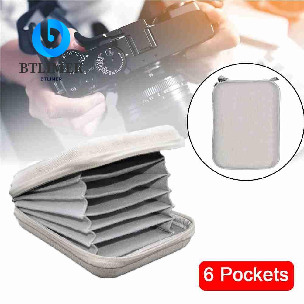 BTLIMER Túi Đựng Kính Lọc Hiệu Ứng 6 Ngăn Đa Năng Chống Thấm Nước