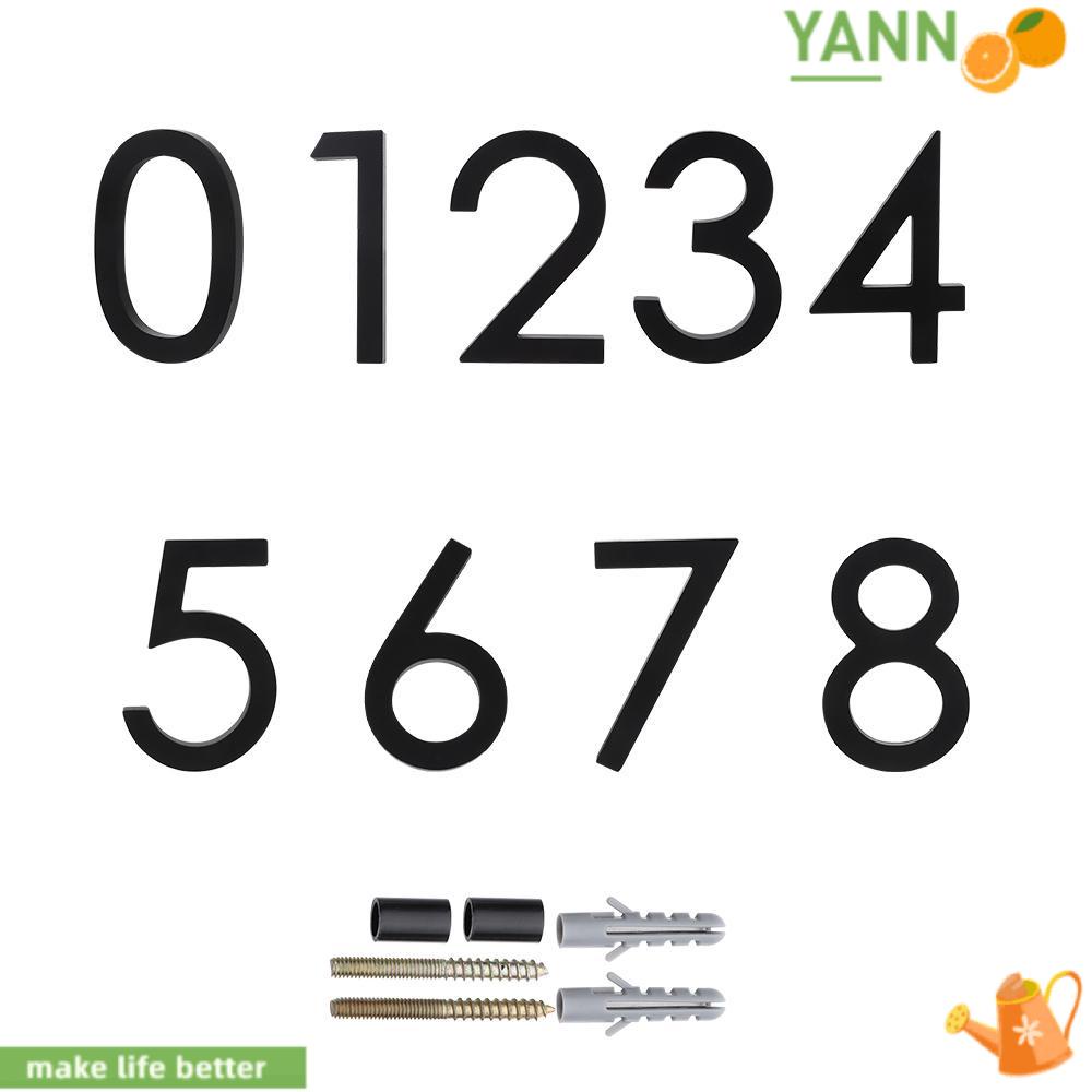 YANN1 Bảng Chữ Cái 911 Gắn Cửa Sân Vườn 5 &quot;