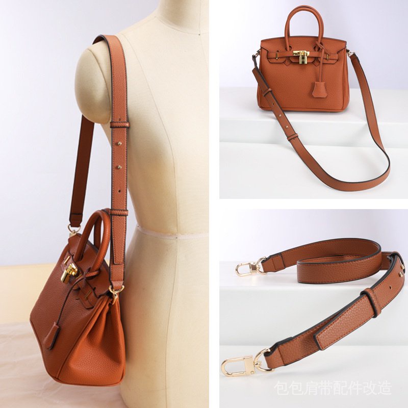 Dây Đeo Túi Xách Một Bên Vai Họa Tiết Vỏ Trái Vải Mỏng Điều Chỉnh Được Phong Cách Mới Cho Nữ Mua Sắm