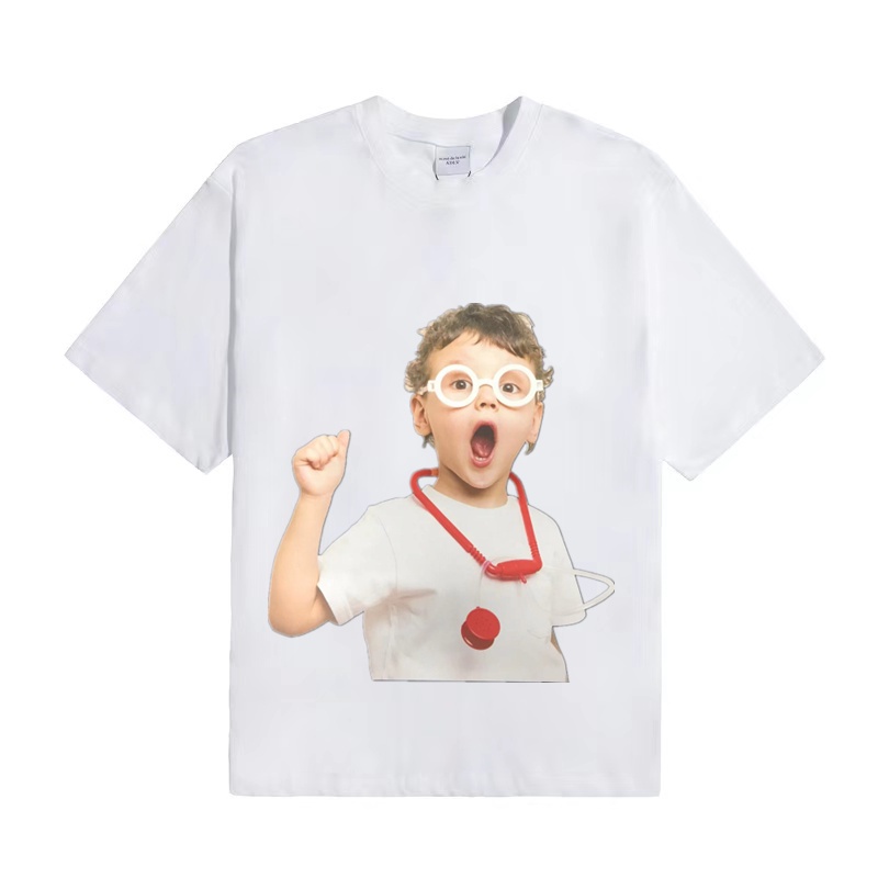 Bán Chạy Nhất Áo Thun Cotton Dáng Rộng Tay Ngắn In Chữ Acme &amp;vie Cho Nam Và Nữ Plus Size