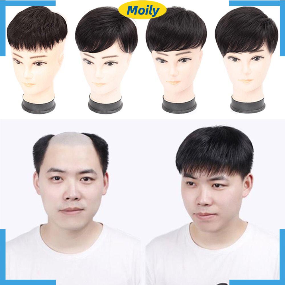MOILYVN Tóc Giả Nối Dài Bằng Sợi Tổng Hợp Dành Cho Nam