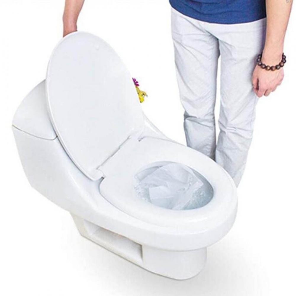 Set 10 Vỏ Bọc Bệ Ngồi Toilet Bằng Giấy pYJYXf Sử Dụng Một Lần