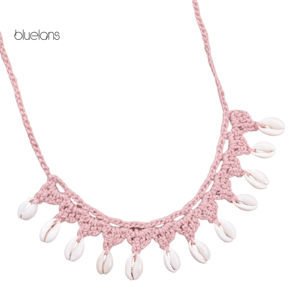 Vòng Cổ Choker Vỏ Sò Tự Nhiên Siêu Nhẹ Dễ Phối Đồ Handmade Thời Trang Cho Nữ