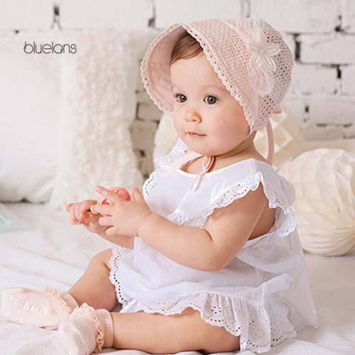 Mũ Lưỡi Trai Đục Lỗ Hình Hoa Hướng Dương Dễ Thương Cho Bé Trai / Gái Từ 5-24 Tháng Tuổi