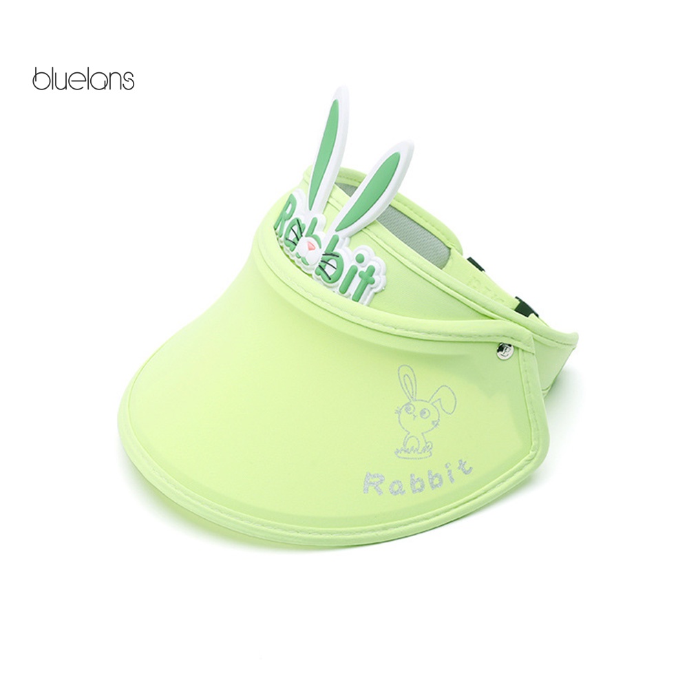 Mũ Lưỡi Trai Chống Nắng Không Chóp Hình Thỏ Dễ Thương Xoay 360 Độ Tùy Chỉnh Thời Trang Cho Bé