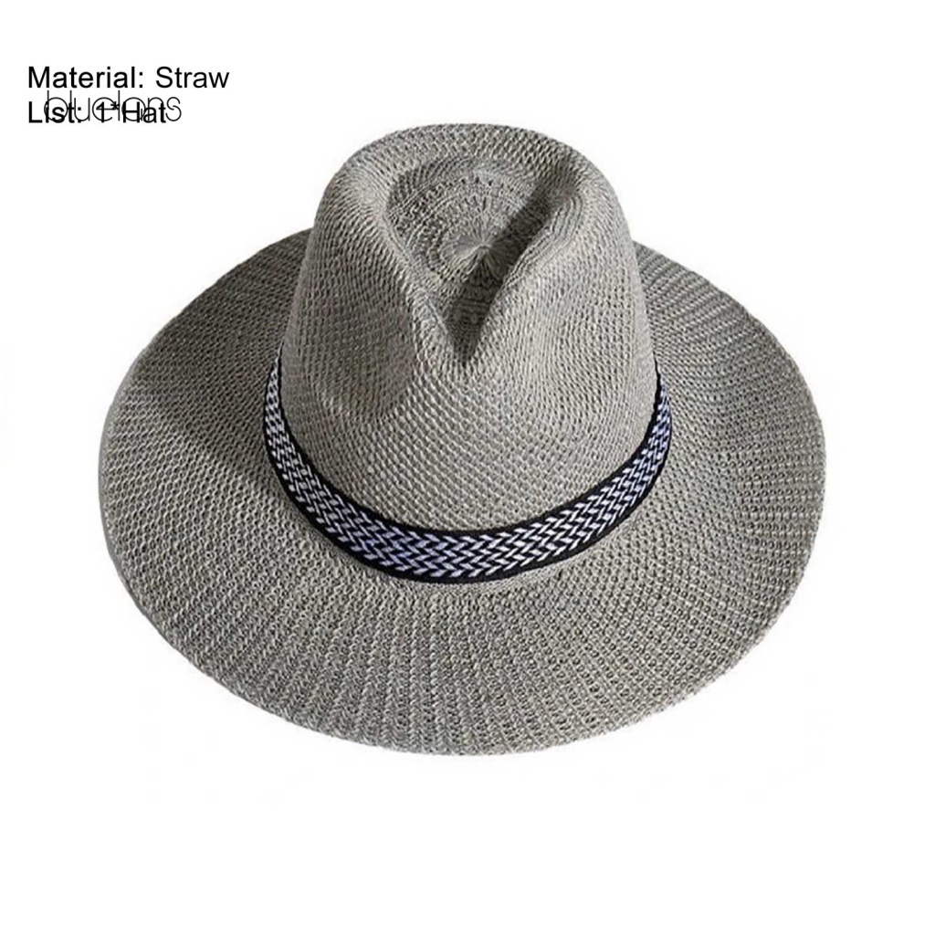Mũ Rộng Vành Chống Nắng Chất Liệu Thân Thiện Với Da Thời Trang Đi Biển Mùa Hè Cho Nam