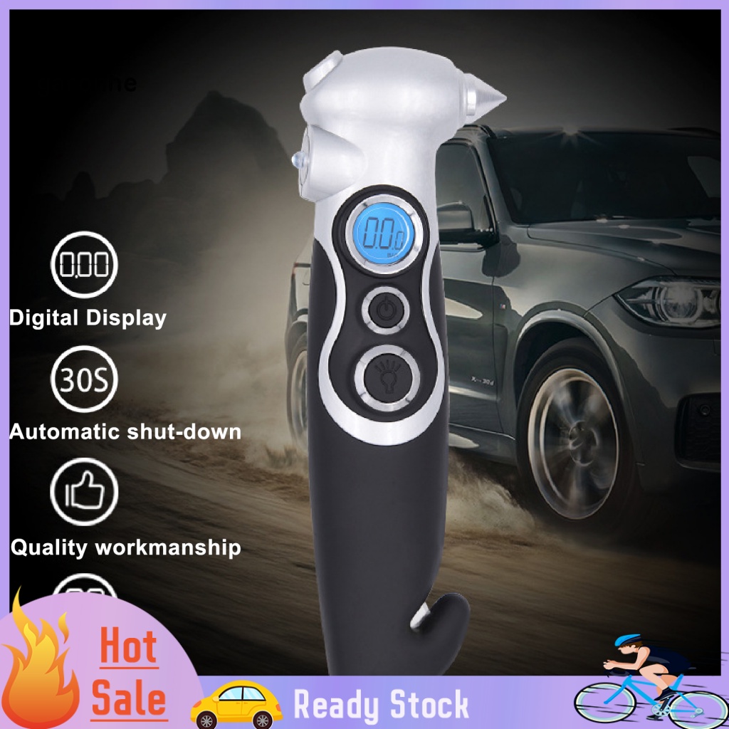 Đồng Hồ Đo Áp Suất Lốp Xe Kỹ Thuật Số 4 Trong 1 Độ Chính Xác Cao Cho Xe Hơi