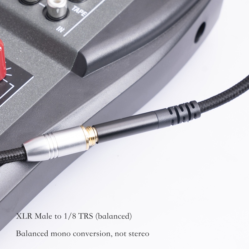 Cáp ChuyểN ĐổI XLR Sang 1 8 XLR TRS 3 5 3pin XLR Sang 1 8 3 5mm 30CM