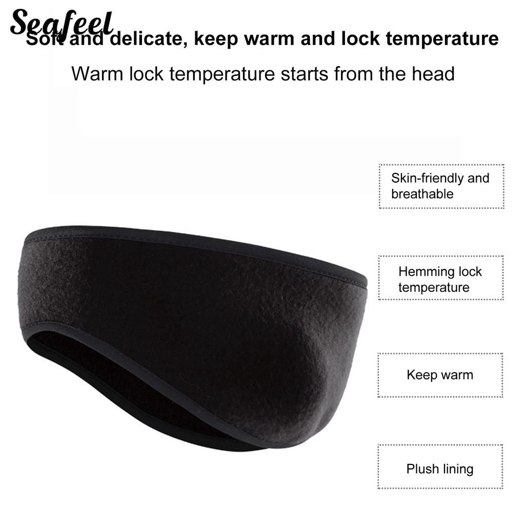 Băng Đô Cài Tóc Unisex Co Giãn Chống Lạnh &amp; Nước