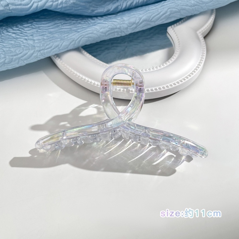 Kẹp Tóc Cá Mập Bằng Acrylic Trong Suốt Thời Trang Cho Nữ | Gấu Thỏ House