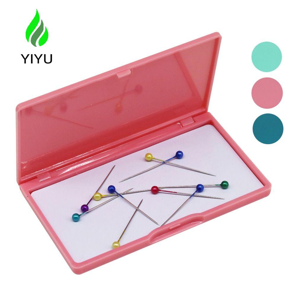 YIYU Hộp Đựng Kim Chỉ Bằng Nhựa Hình Chữ Nhật Giá Đỡ