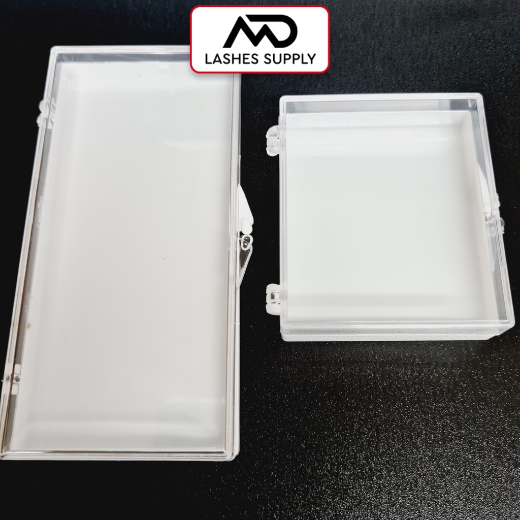 Hộp đựng mi hình vuông, hộp đựng fan. Móng up nail box