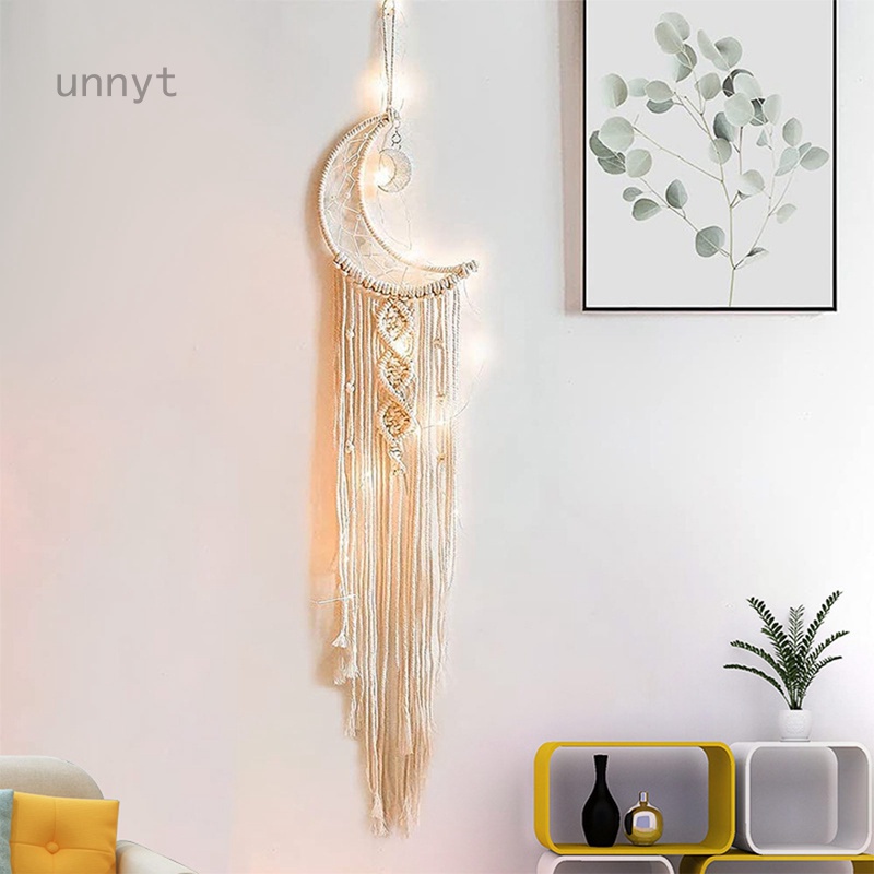 Lưới Bắt Giấc Mơ Treo Tường Trang Trí Phong Cách Bohemian
