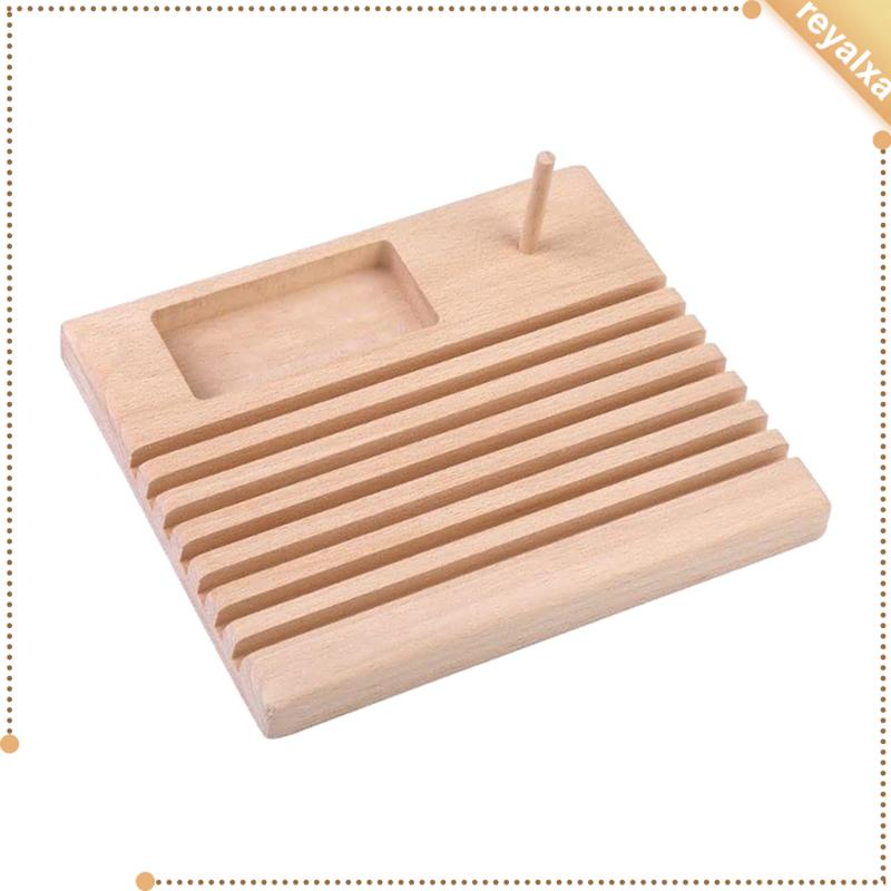 Giá Đỡ Thước Đan Len Bằng Gỗ DIY
