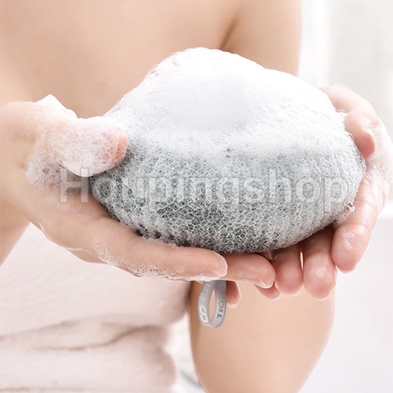 Bông Tắm Dạng Lưới Có Giác Hút Dùng Chà Xát Cơ Thể