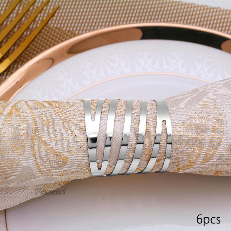 Bộ 6 Vòng Giữ Khăn Ăn Cho Lễ Tạ Ơn Sinh Nhật