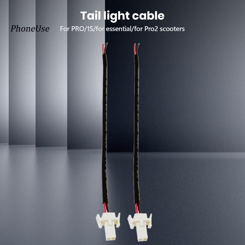 Bộ 2 Dây Cáp Đèn LED Gắn Đuôi Xe Scooter Điện PRO / 1S / essential / Pro2