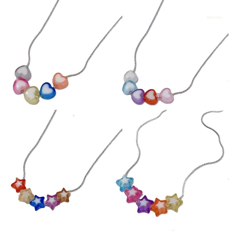 Vòng cổ Mặt Hình Ngôi Sao / Trái Tim Thời Trang 2023 Y2k