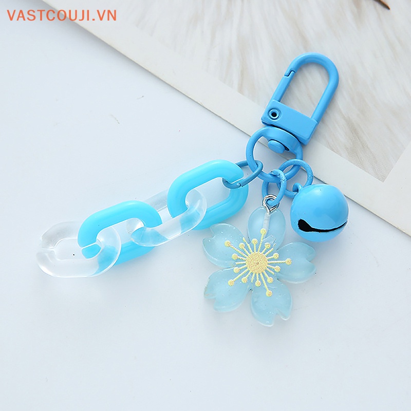 Móc Khóa Hình Hoa Cúc Phong Cách Hàn Quốc Xinh Xắn