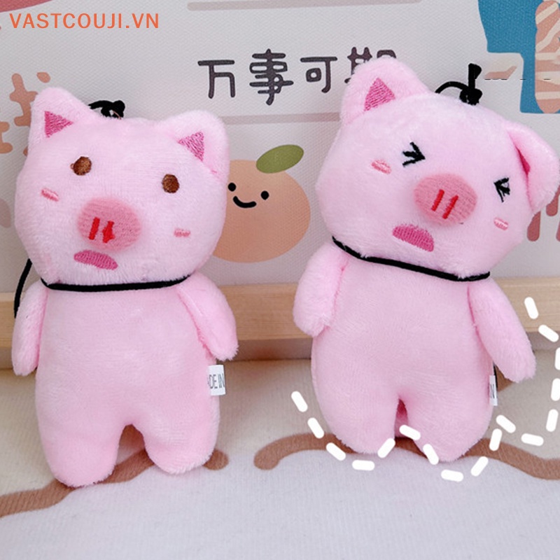 Móc Khóa Hình Heo Nhồi Bông Đáng Yêu