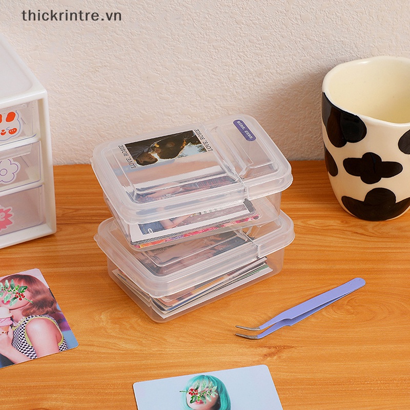 Hộp Đựng Ảnh / Thẻ / Trang Sức Trong Suốt Tiện Dụng