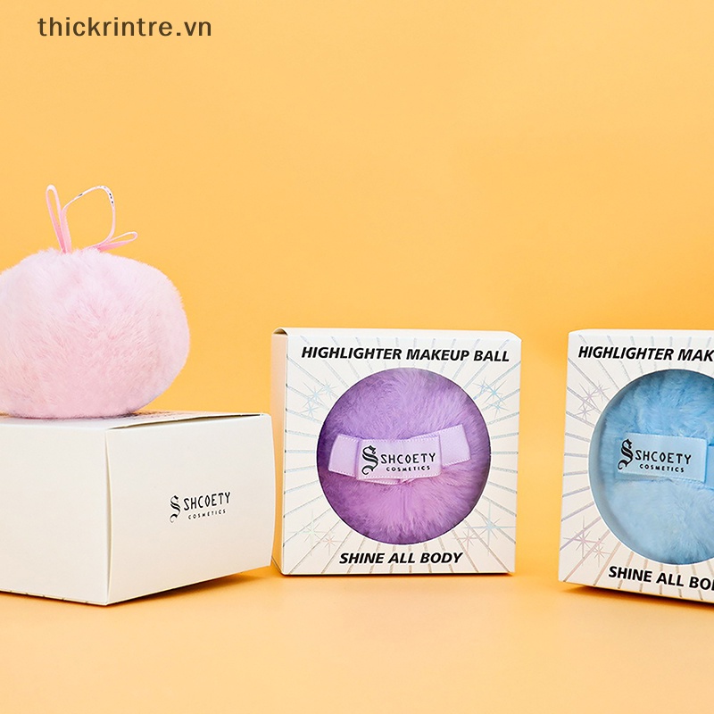 Mút Trang Điểm Mềm Mại Hình Quả Đào Lấp Lánh Có Kích Thước Lớn