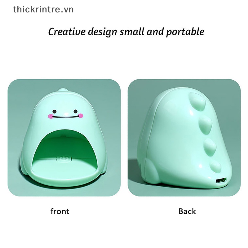 Máy Sấy Khô Móng Tay Mini 5w 4 Bóng Led Uv Với Cáp Usb