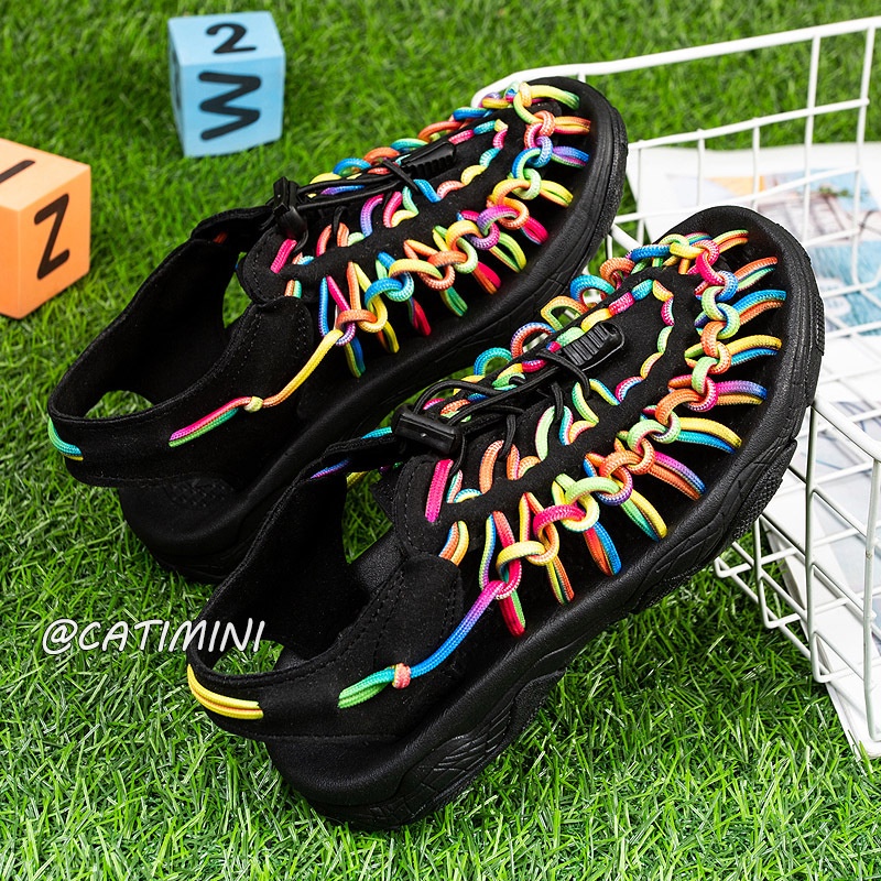 CATIMINI Xăng đan Dệt Tay Thoáng Khí Trọng Lượng Nhẹ Thoải Mái Cho Bé Trai Gái Đi Biển