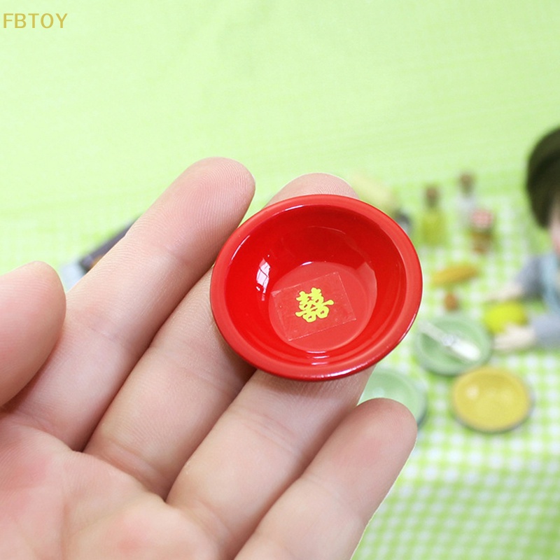 Mô Hình Chén Dĩa 1 / 12 Phong Cách Vintage Trang Trí Nhà Búp Bê