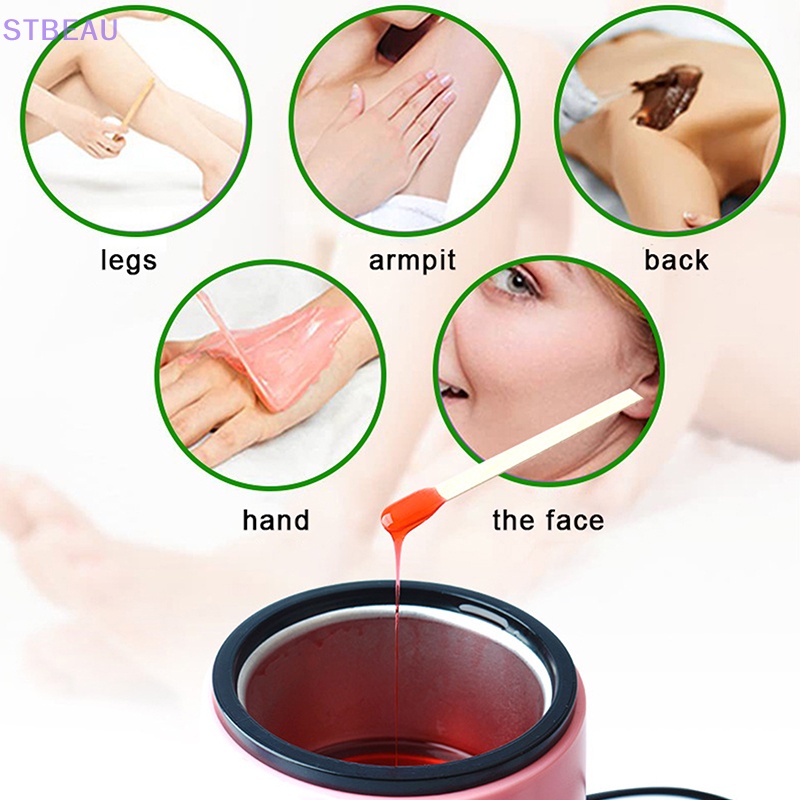 Bộ 100 Que Bôi Sáp Tẩy Lông Mũi / Mặt / Cơ Thể Dùng Một Lần Làm Đẹp Tiện Dụng