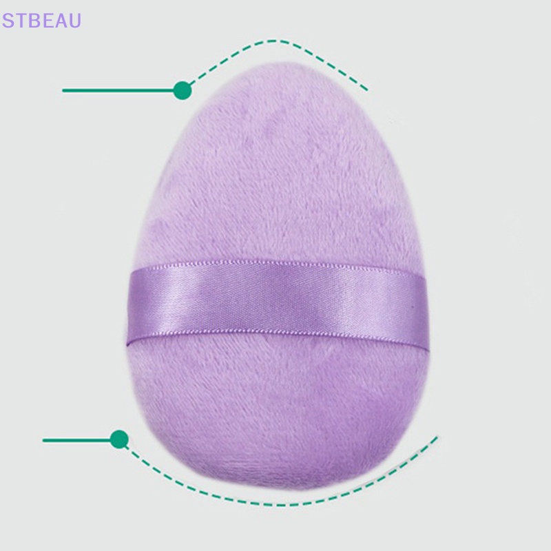 Set 1 / 3 Bông Mút Trang Điểm Bằng Cotton Cỡ Vừa Và Nhỏ Tiện Dụng