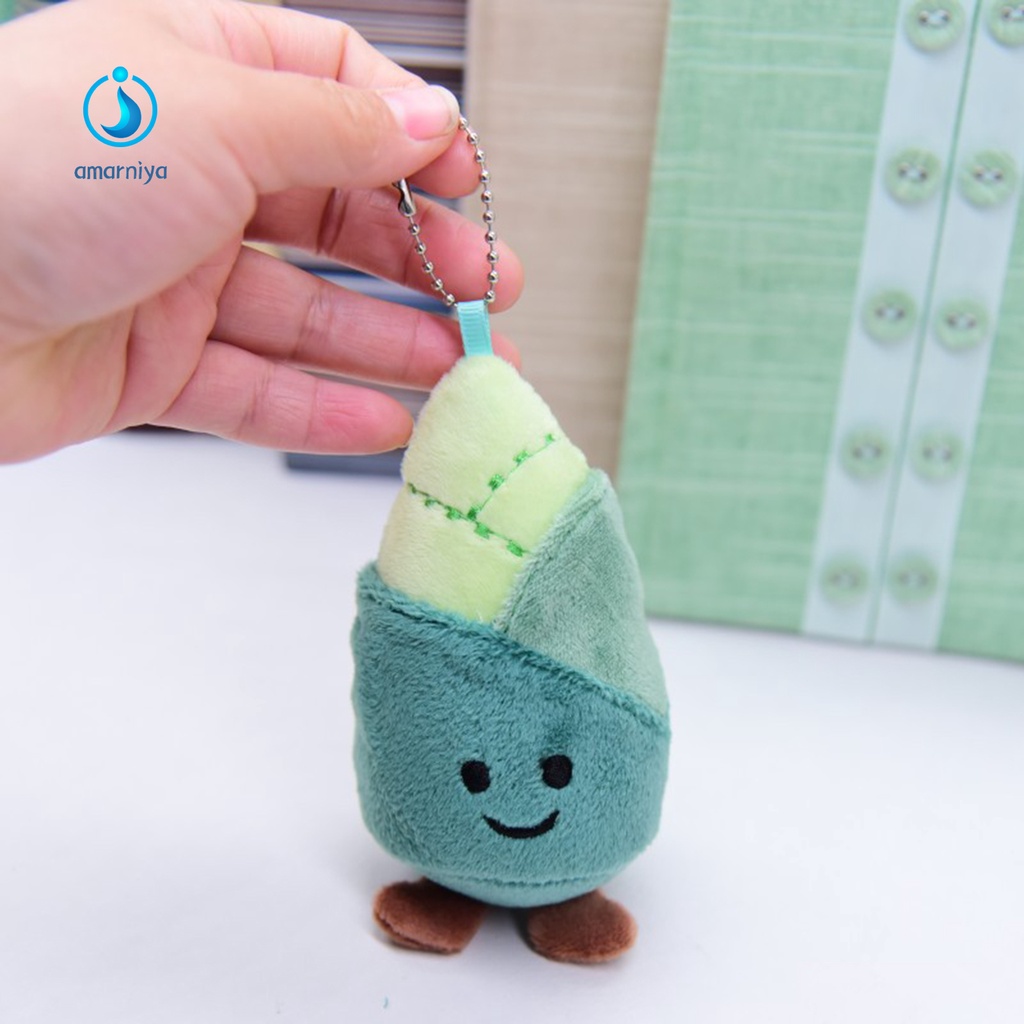 (Shop Amart) Móc Chìa Khóa Hình Trái Bắp Nhồi Bông Hoạt Hình