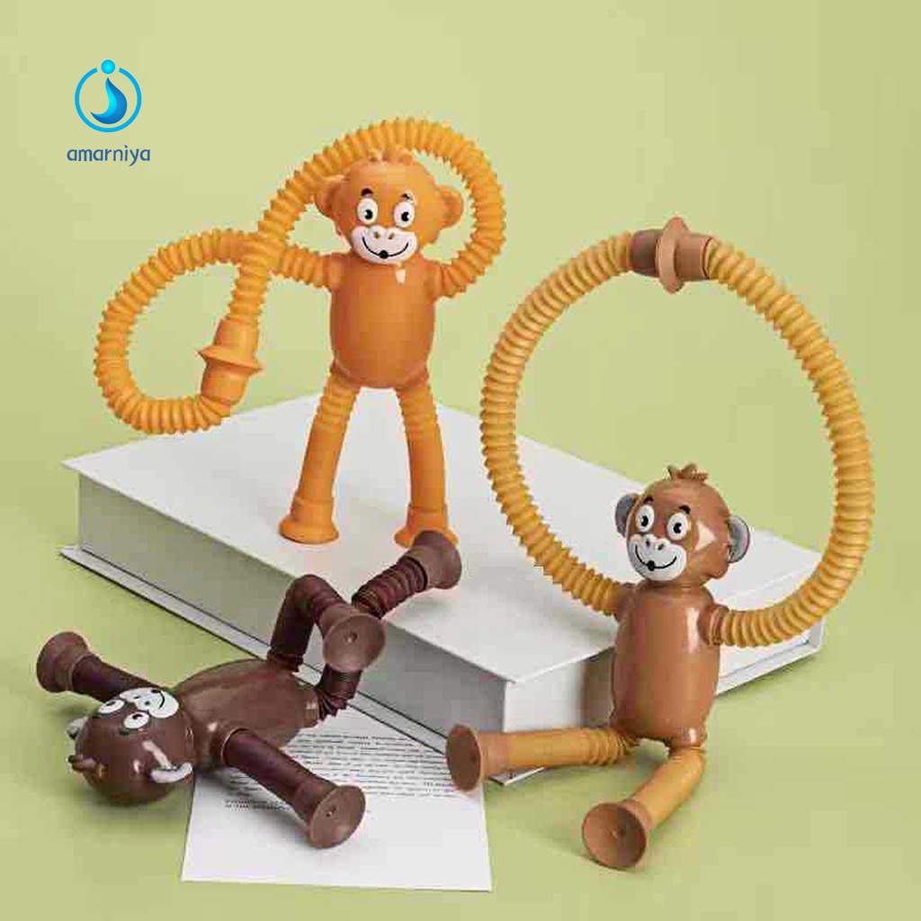 (Shop Amart) Đồ Chơi Ống Hút Gắn Khỉ Giải Tỏa Căng Thẳng