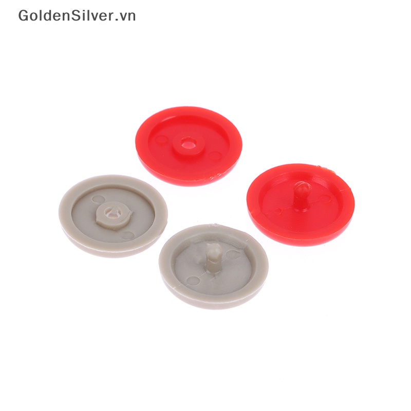 Set 10 Kẹp Khóa Dây An Toàn Xe Hơi Màu Vàng Bạc